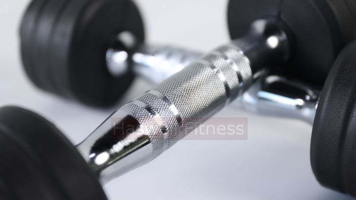 haswell fitness d1106 rubber coated dumbbell 7