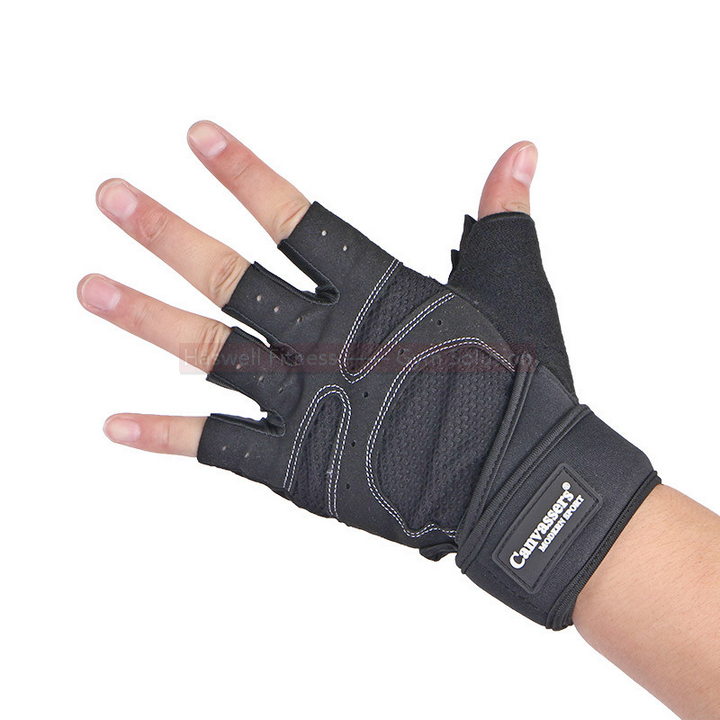 Haswell-Fitness-HJ-1001-Combat-Fingerless-Tactical-Gloves-2