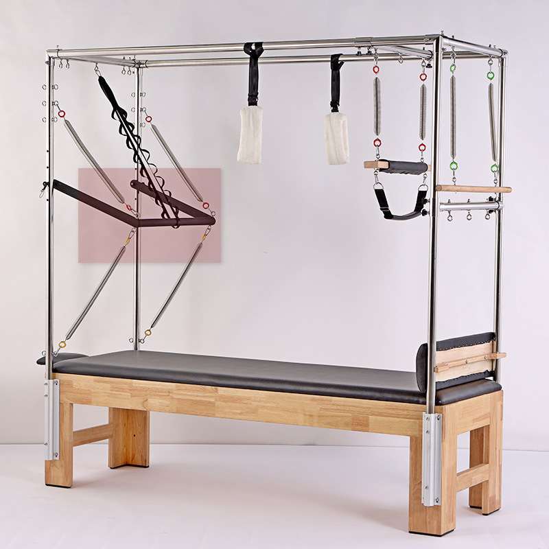 PLT 1203 Wood Pilates Cadillac Trapeze Table 6