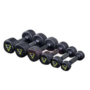 slt haswell fitness d1106 rubber coated dumbbell 1