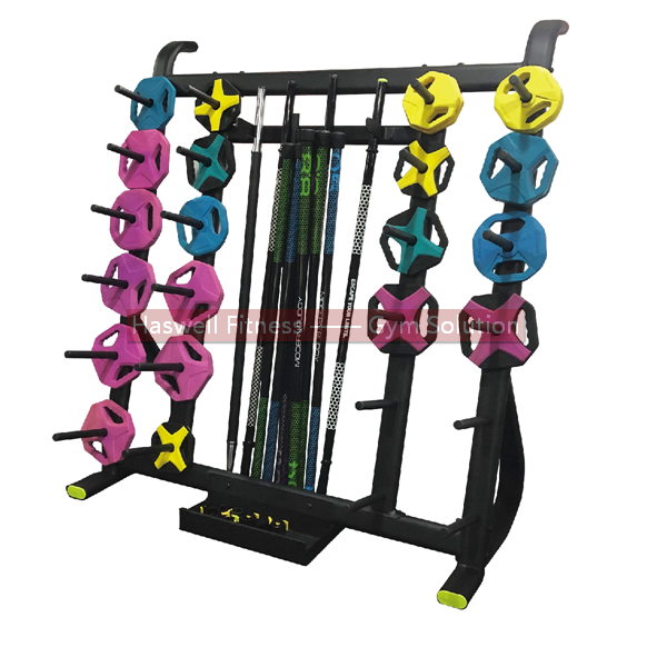 slt haswell fitness pac v120 pump set rack for lesmill plates 20 sets